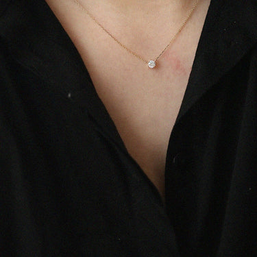 Single Gem Stone Necklace | Womens Jewelry | Valentina & Rose
