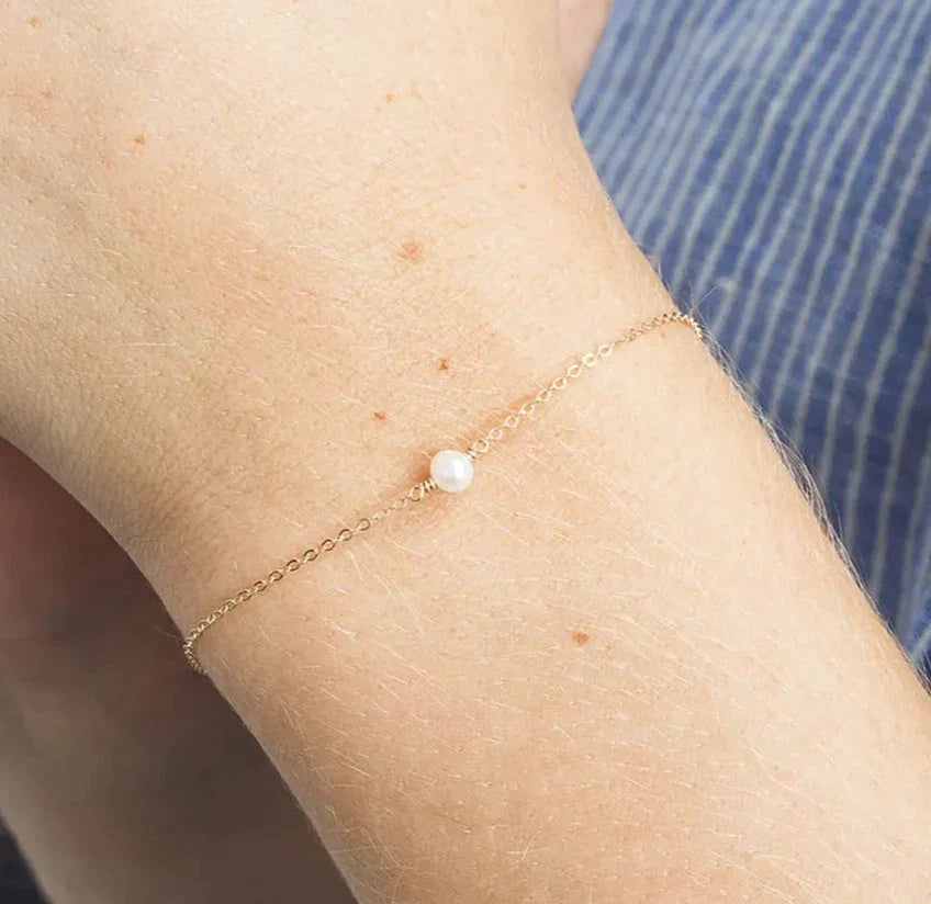 Pearl Gold Bracelet