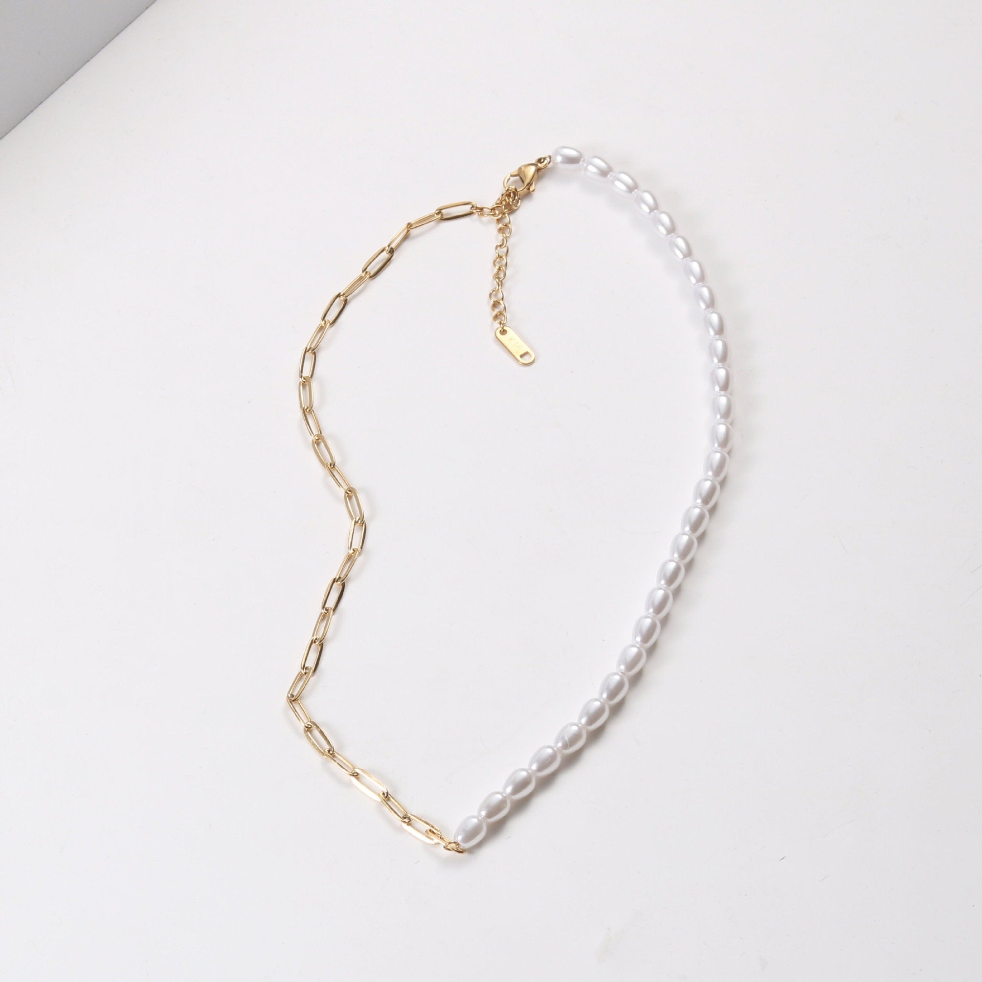 Pearl Titanium Necklace