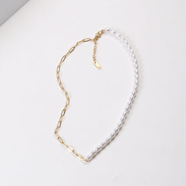 Pearl Titanium Necklace