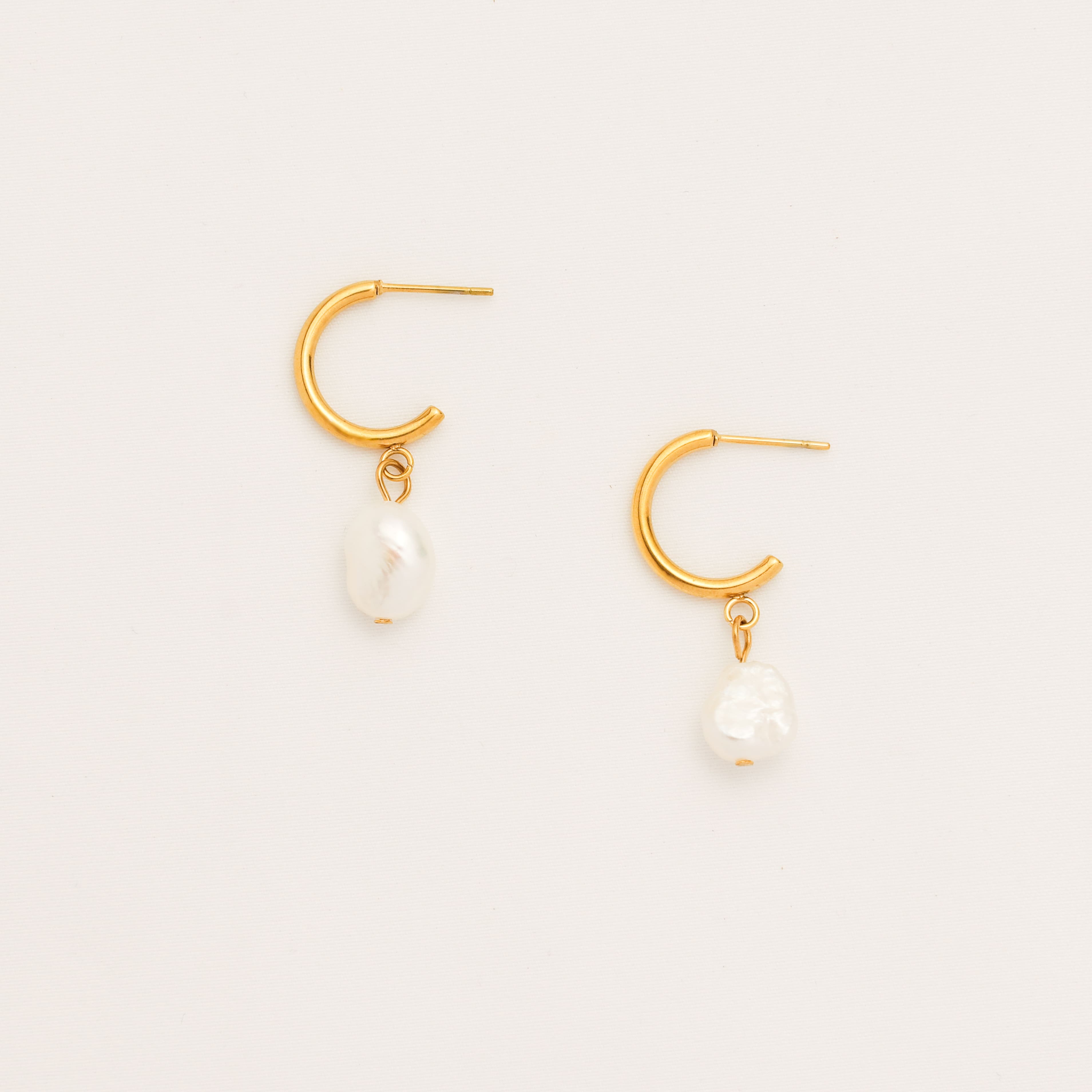 Pearl Hoops